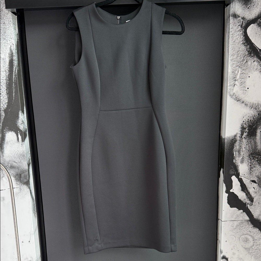 Calvin Klein Black Scuba Dress Size 8